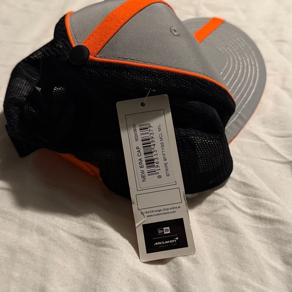 New mclaren Gray and Orange Cap - Picture 5 of 6